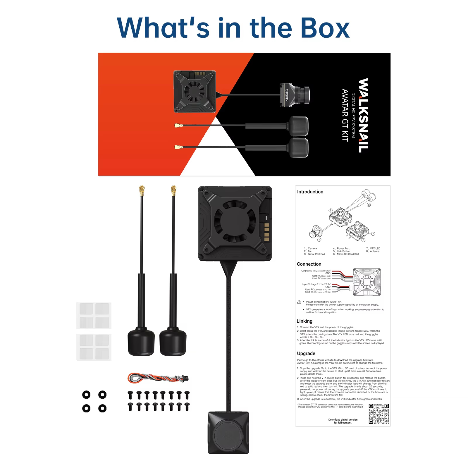 Fpv Drone Kit - Kit Avatar GT de Caddx Walksnail