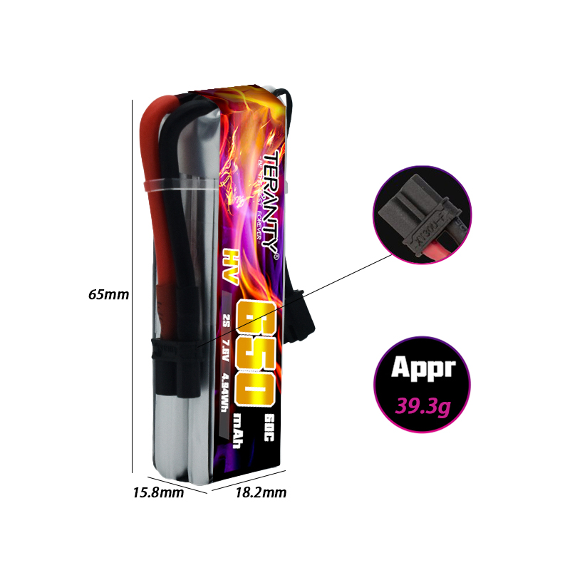 2/4/6/10PCS TERANTY 650mAh 2S  - Fpv Drone Kit avis et prix